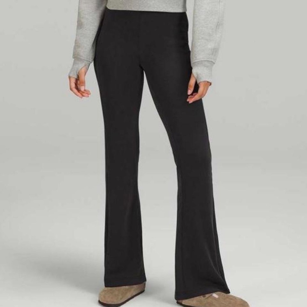 Lululemon - Softstreme Ribbed Zip Flare Pant - Picture 1 of 15